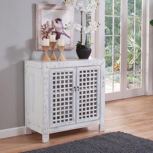 RIO ACCENT CABINET, WHITE