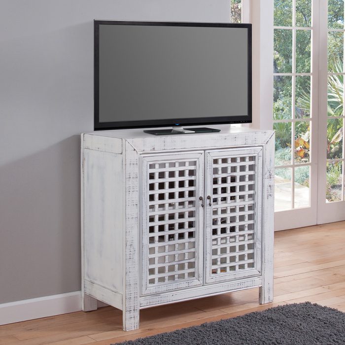 Rio Accent Cabinet White