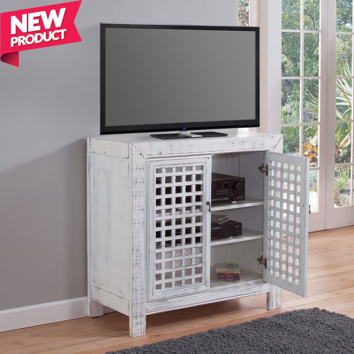 Rio Accent Cabinet White