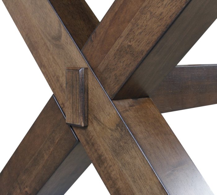 ASTORIA 62-80" DINING TABLE WITH 18-INCH LEAF - Image 4