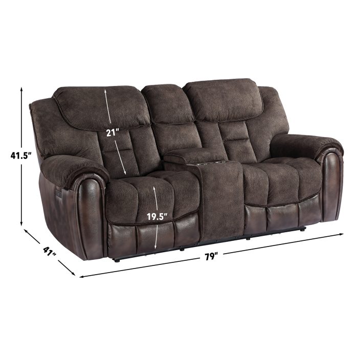 APOLLO DUAL-POWER CONSOLE LOVESEAT - Image 7