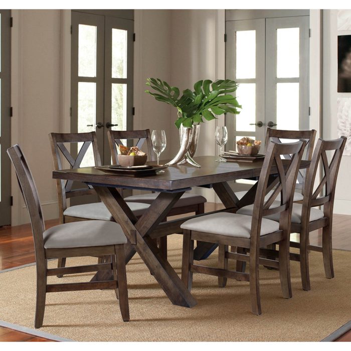 ASTORIA 62-80" DINING TABLE WITH 18-INCH LEAF