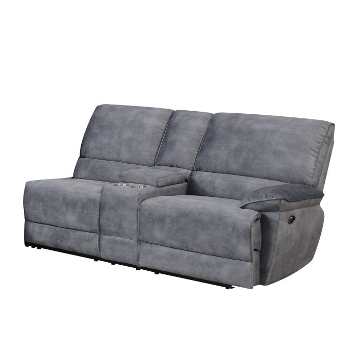 SIMONE RAF CONSOLE LOVESEAT, GREY