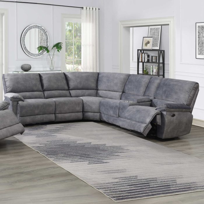 SIMONE RAF CONSOLE LOVESEAT, GREY