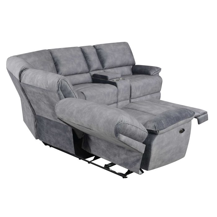 SIMONE RAF CONSOLE LOVESEAT, GREY