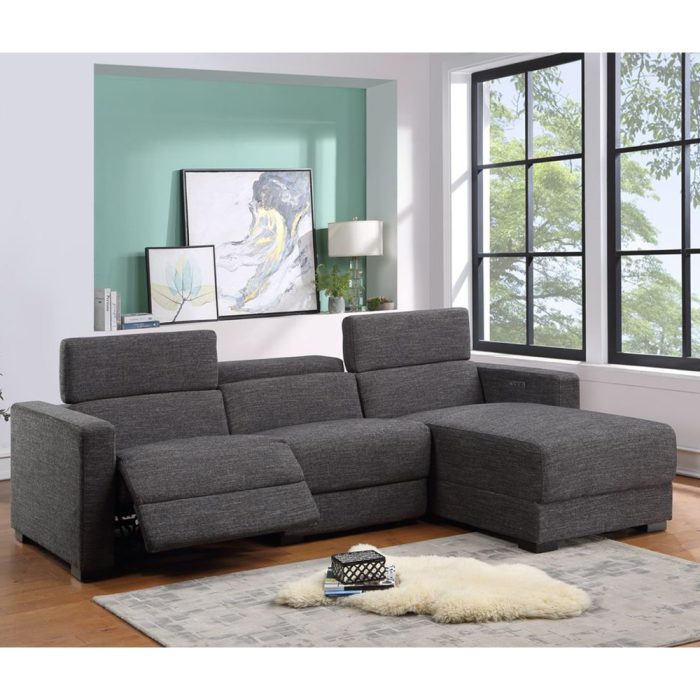 ZARA RAF DUAL-POWER LOVESEAT, CHARCOAL