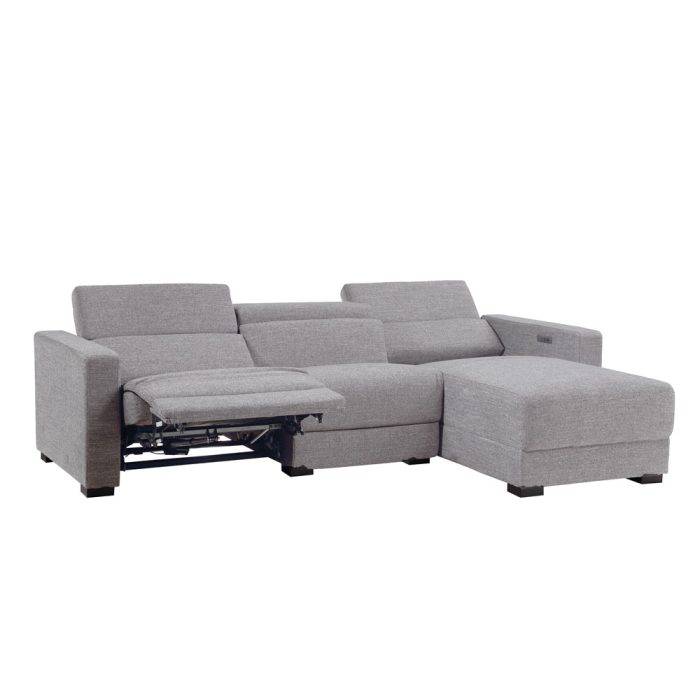 ZARA LAF DUAL-POWER LOVESEAT, PUMICE