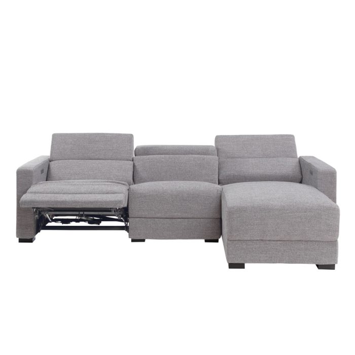 ZARA LAF DUAL-POWER LOVESEAT, PUMICE