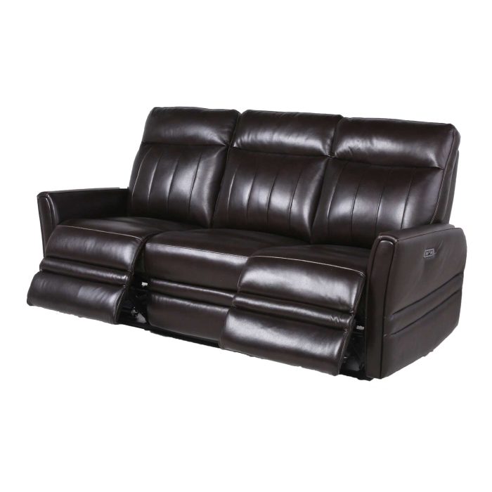 COACHELLA 3-PIECE LEATHER DUAL-POWER RECLINING SET