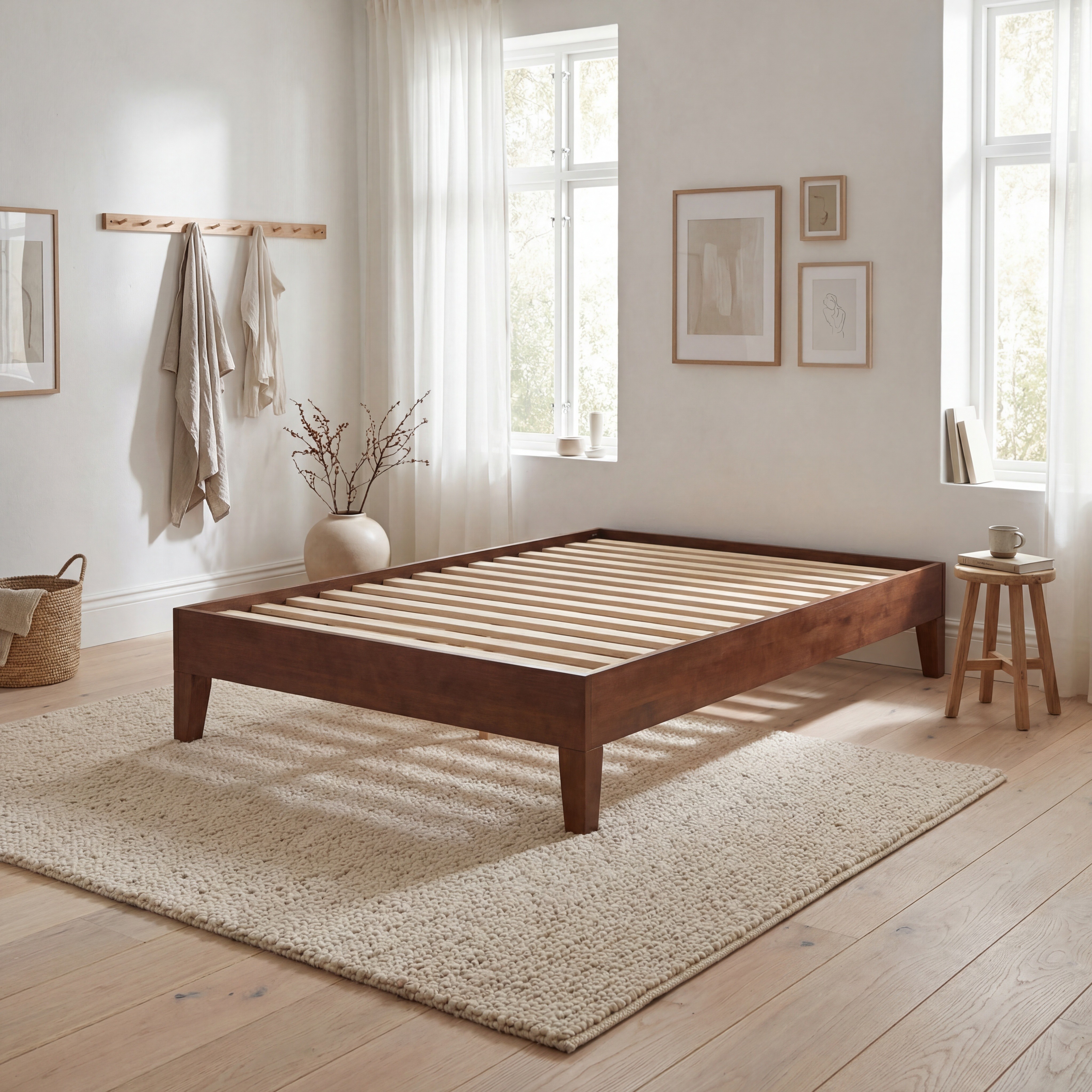 NIX TWIN PLATFORM BED NATURAL