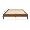 NIX QUEEN PLATFORM BED, NATURAL - Image 12