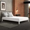 NIX FULL PLATFORM BED, WHITE - Image 4