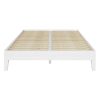 NIX FULL PLATFORM BED, WHITE