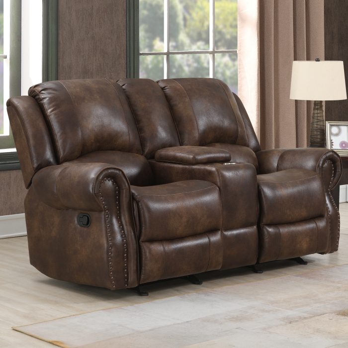 NAVARRO MANUAL RECLINING CONSOLE LOVESEAT