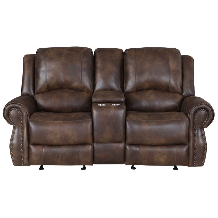 NAVARRO MANUAL RECLINING CONSOLE LOVESEAT - Image 2