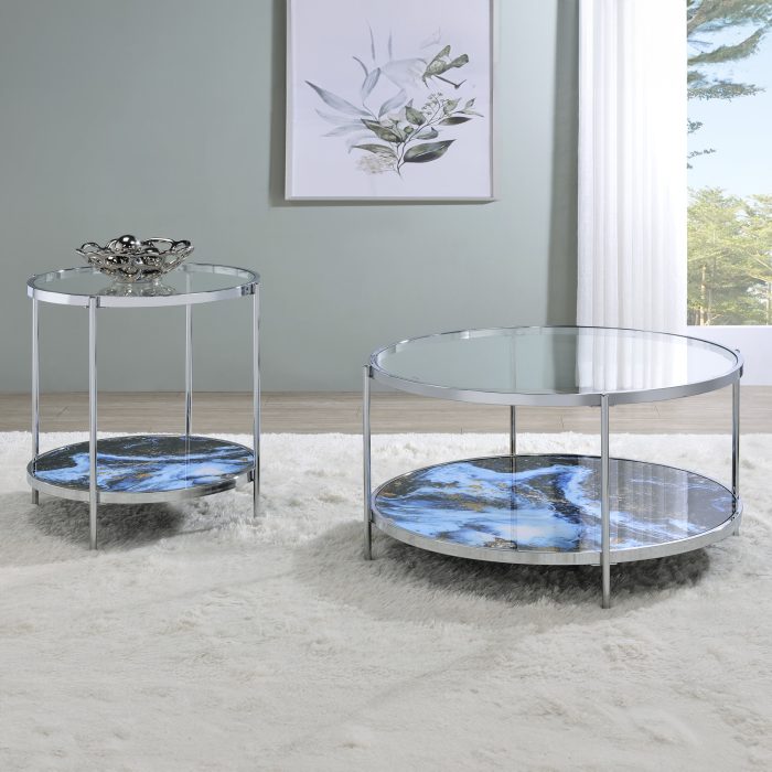 AVERIE 2-PIECE REVERSIBLE PANELS TABLE SET - Image 2