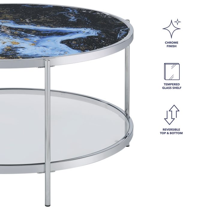 AVERIE REVERSIBLE TOP COCKTAIL TABLE - Image 10