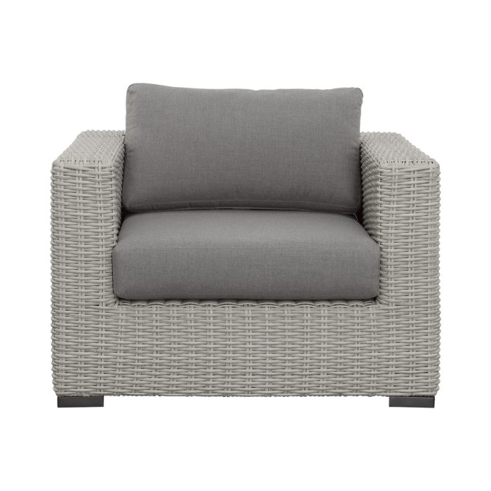 BLAKLEY LOUNGE CHAIR W/ .5 ROUND WICKER - Image 2