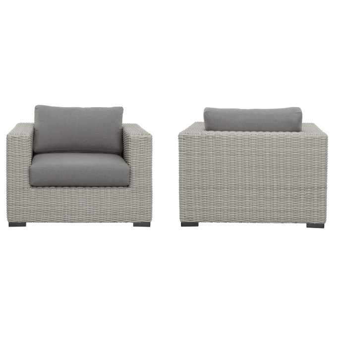BLAKLEY LOUNGE CHAIR W/ .5 ROUND WICKER - Image 5