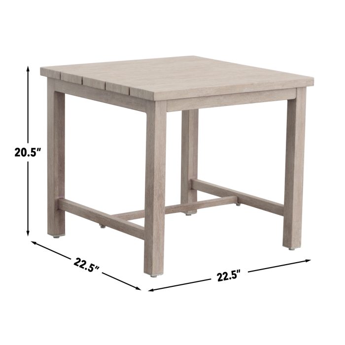 BLAKLEY ALUMINUM END TABLE - Image 6