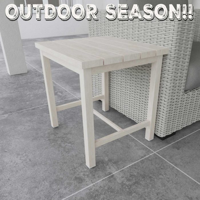 BLAKLEY ALUMINUM END TABLE