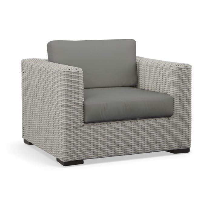 BLAKLEY LOUNGE CHAIR W/ .5 ROUND WICKER - Image 3