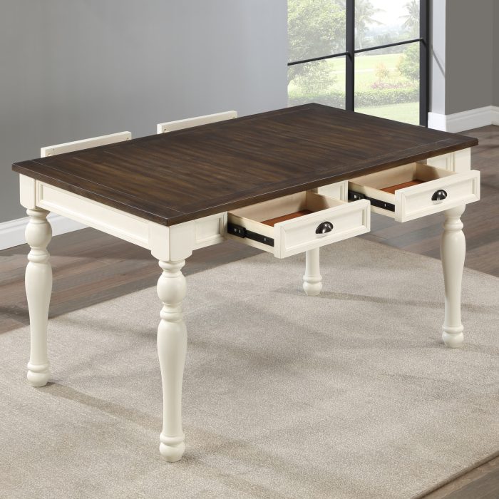 JOANNA 6-PIECE DINING SET WITH 4 WORKING DRAWERS - Image 6