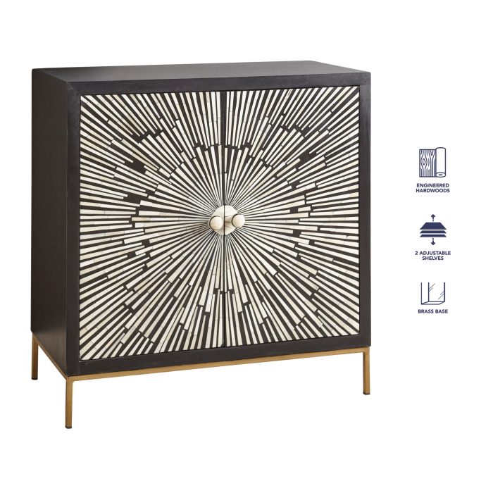 AMIKA 2 DOOR SUNBURST BONE INLAY - Image 4