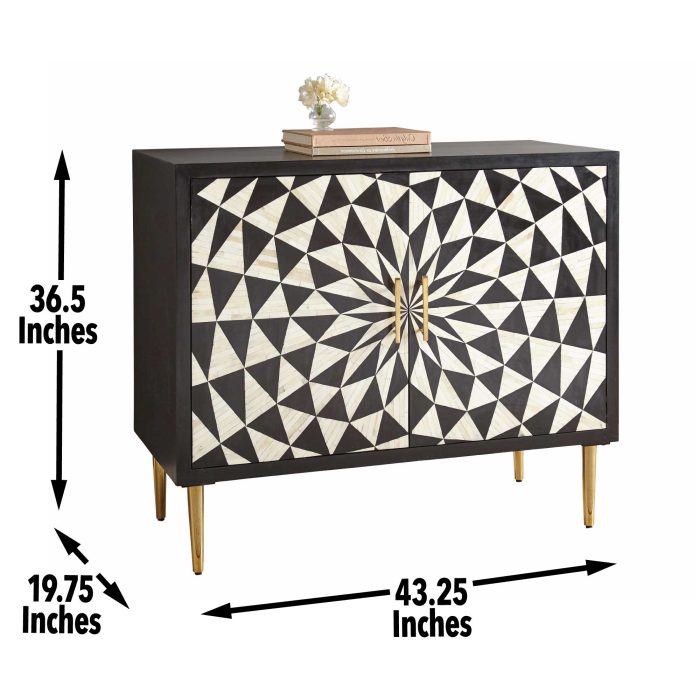 BENZARA BONE INLAY ACCENT CABINET - Image 5