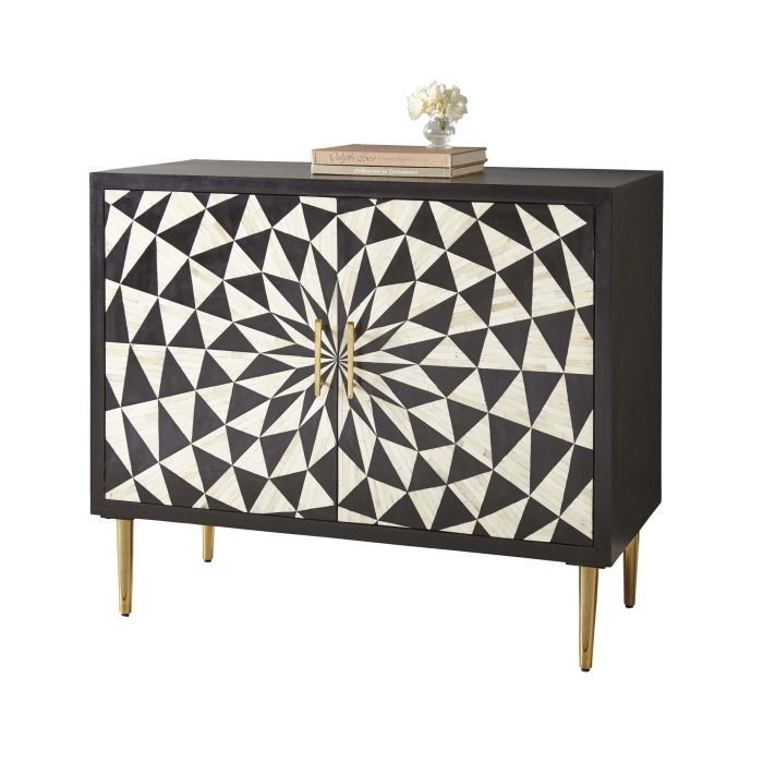 BENZARA BONE INLAY ACCENT CABINET - Image 7