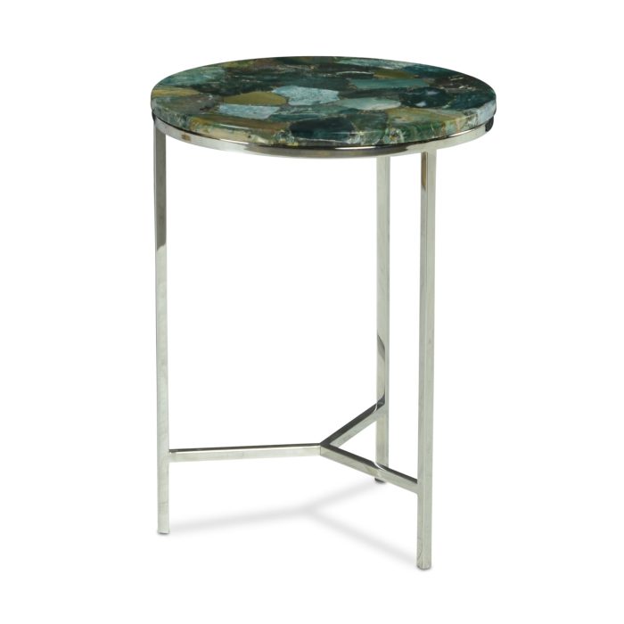 FOSTER GREEN JASPER TOP CHAIRSIDE TABLE - Image 5