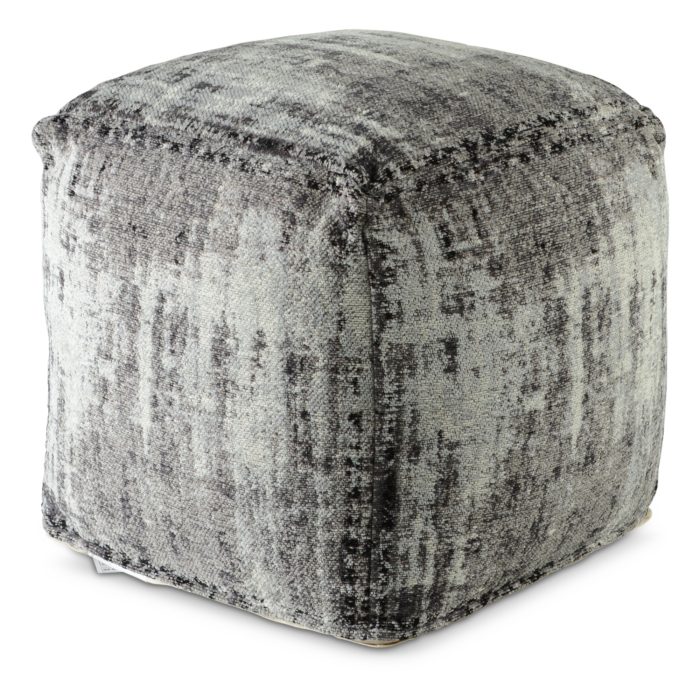 HAZEL HANDWOVEN SQUARE POUF - Image 2
