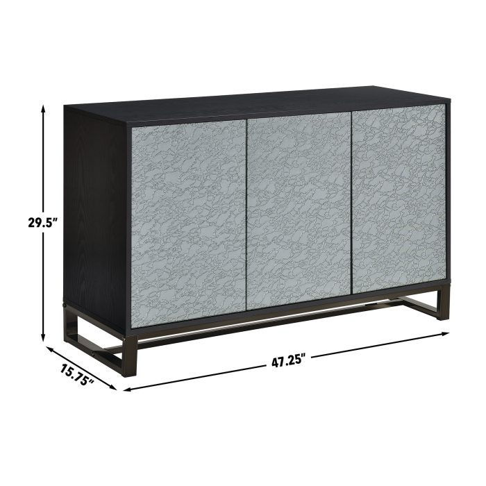 MAZIE 3-DOOR SIDEBOARD W/PATTERN MIRROR - Image 10