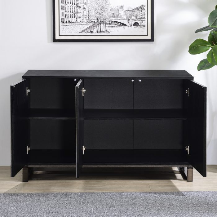 MAZIE 3-DOOR SIDEBOARD W/PATTERN MIRROR - Image 8