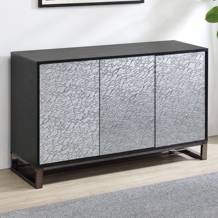 MAZIE 3-DOOR SIDEBOARD W/PATTERN MIRROR - Image 7