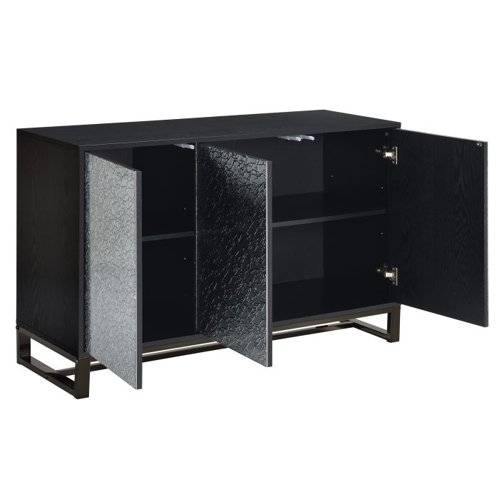 MAZIE 3-DOOR SIDEBOARD W/PATTERN MIRROR - Image 2