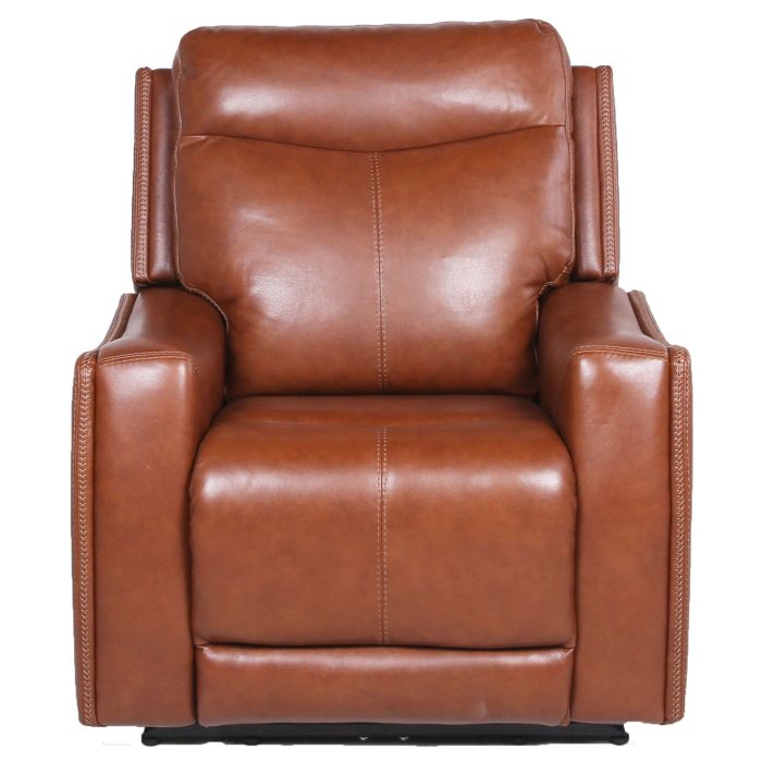 NATALIA COACH 3-PIECE DUAL-POWER LEATHER MOTION SET - Image 4