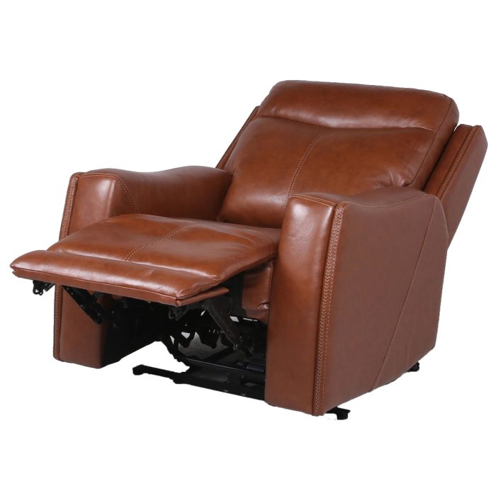 NATALIA COACH 3-PIECE DUAL-POWER LEATHER MOTION SET - Image 26