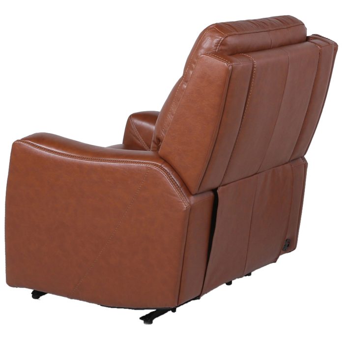 NATALIA DUAL-POWER LEATHER RECLINER, COACH - Image 9