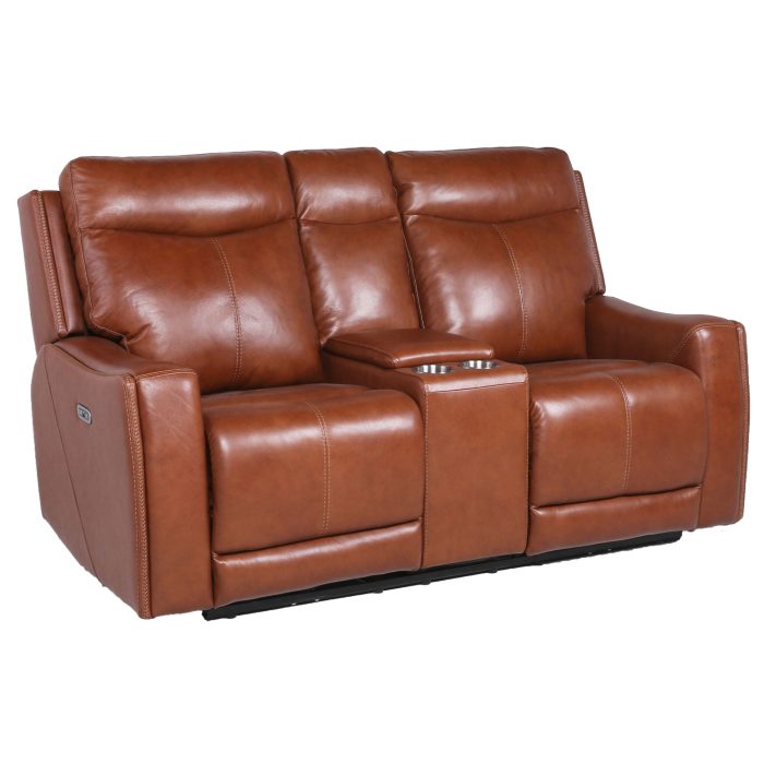 NATALIA COACH 3-PIECE DUAL-POWER LEATHER MOTION SET - Image 21