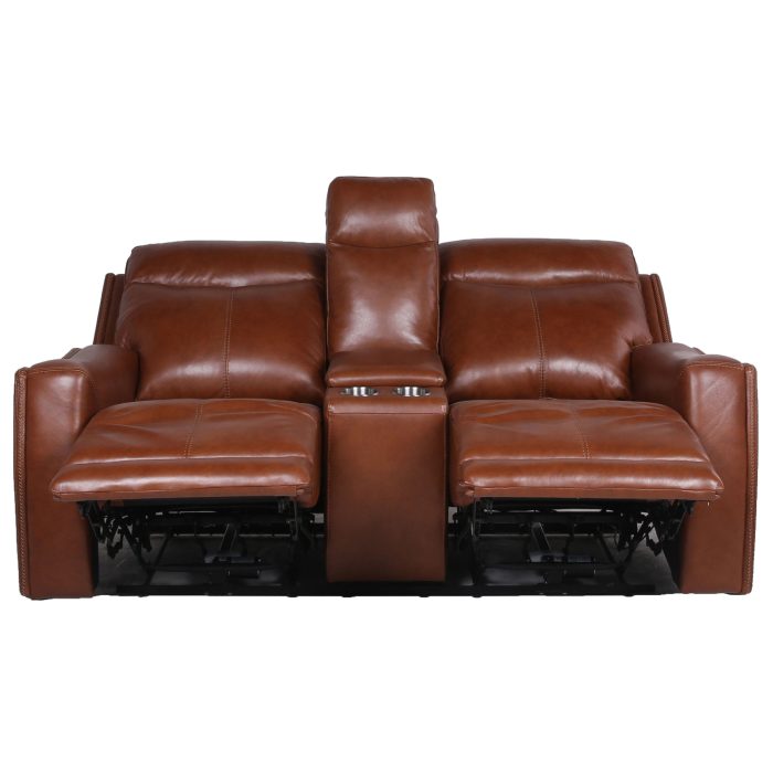 NATALIA COACH 3-PIECE DUAL-POWER LEATHER MOTION SET - Image 18