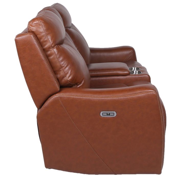 NATALIA COACH 3-PIECE DUAL-POWER LEATHER MOTION SET - Image 15
