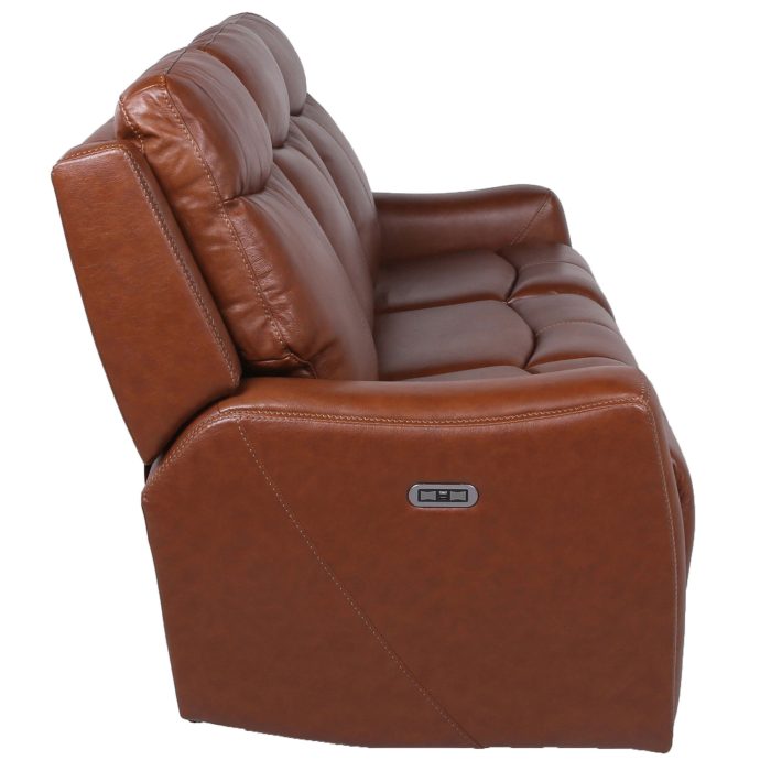 NATALIA LEATHER DUAL-POWER RECLINING SOFA, COACH - Image 9