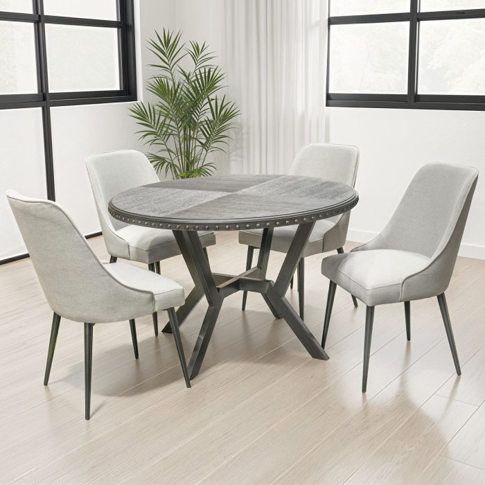 ALAMAX 5-PIECE 45" ROUND DINING SET