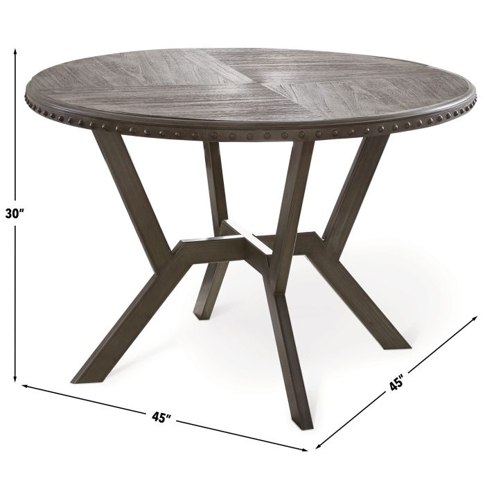ALAMAX 5-PIECE 45" ROUND DINING SET - Image 5
