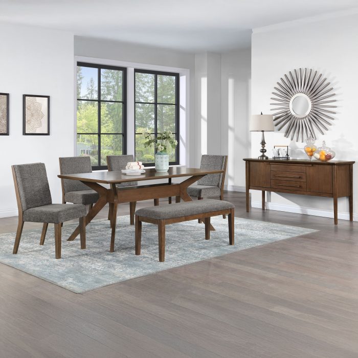 QUINN 7-PIECE DINING SET WITH SERVER