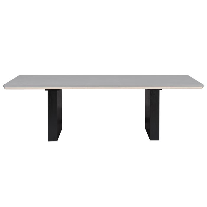 MAGNOLIA MODERN DOUBLE PEDESTAL BASE, BLACK