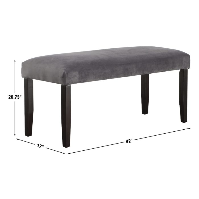 NAPOLI 6-PIECE 64-INCH GRAY MARBLE DINING SET - Image 21