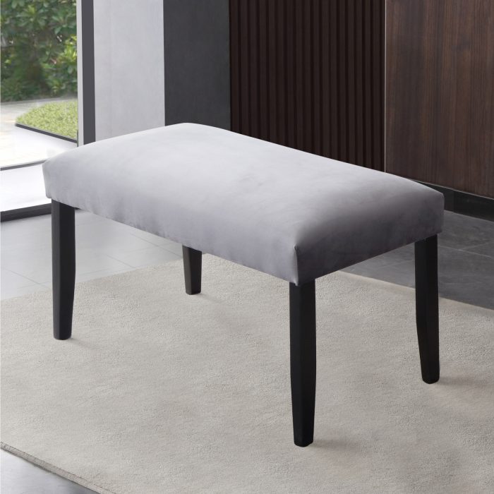 NAPOLI 6-PIECE 64-INCH GRAY MARBLE DINING SET - Image 3