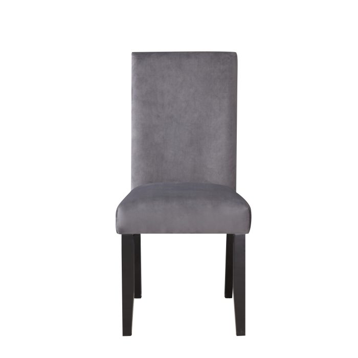 NAPOLI 6-PIECE 64-INCH GRAY MARBLE DINING SET - Image 9